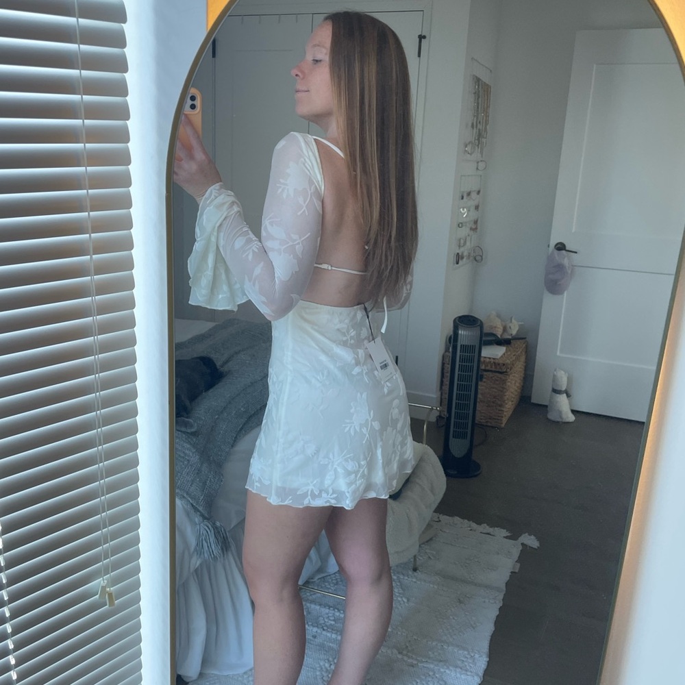 wedding bridal white dress - Picture 2 of 2